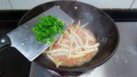 美味海鲜菇炒火腿的做法图解九
