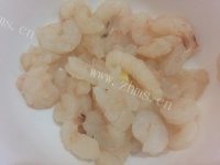 美味的玉子豆腐蒸虾仁做法图解1)