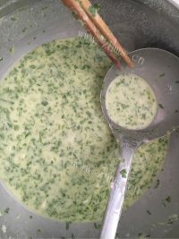 香喷喷的白菜鸡蛋饼做法图解1)
