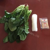 美味的时蔬粉皮卷沙拉做法图解1)