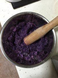 自己的紫薯饼做法图解2)