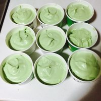 美味的纸杯抹茶冰淇淋做法图解8)