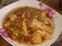 家常肉末豆腐