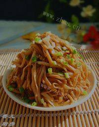 家常菜蚝油杏鲍菇丝