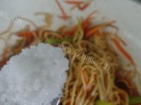 美味的素炒面做法图解13)