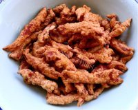 风味独特的中式墨西哥时蔬鸡柳卷做法图解7)