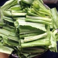 家常菜蒜香油麦菜做法图解1)