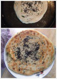 自己做的葱油饼