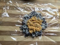 美味双米牛肉粢饭团做法图解3)