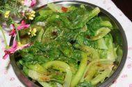 秀色可餐的白灼生菜