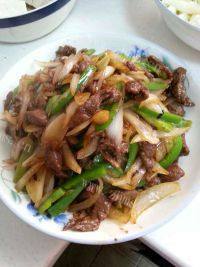 美味的黑椒牛柳