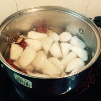 美味的萝卜鸡汤做法图解5)