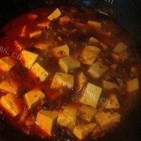 唇齿留香的麻婆豆腐做法图解5)