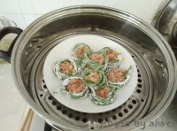 家常菜豇豆酿肉做法图解9)