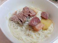 口感饱满的清汤牛肉面