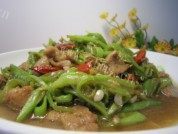 好吃的芸豆炒肉做法图解5)