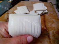 家常菜油煎豆腐做法图解4)