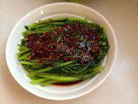 家常菜白灼茼蒿