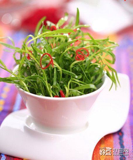 凉拌芝麻菜