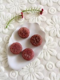 家常板栗馅儿冰皮月饼做法图解21)
