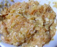 美食豇豆镶嵌珍珠丸做法图解15)