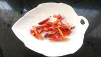 家常菜香菇炒小油菜做法图解3)