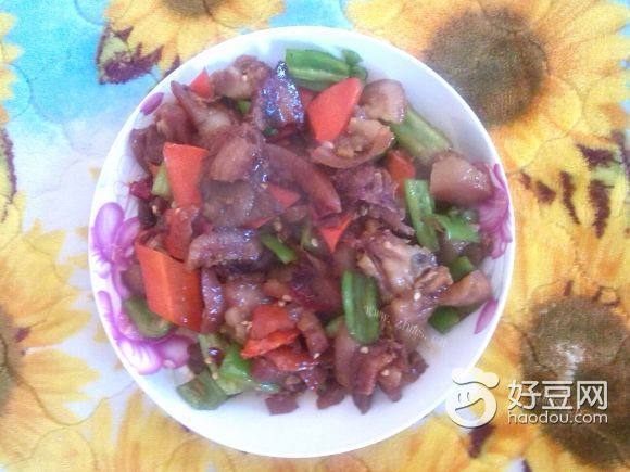 炒猪头肉