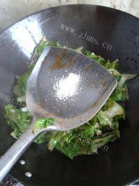 家常菜蒜香生菜做法图解4)