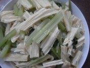 芹菜炒腐竹
