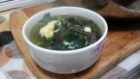 美味的鸡蛋菠菜汤