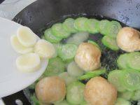 丝瓜豆腐油球汤的做法图解九