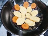 自制红薯糯米饼做法图解3)