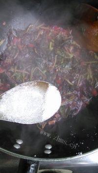 家常菜清炒苋菜做法图解9)