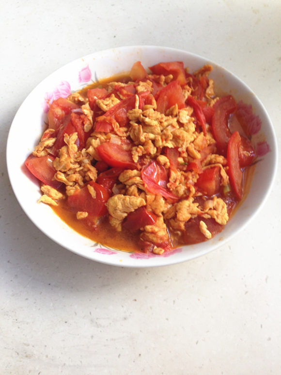 特色美食西红柿炒鸡蛋