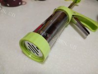 自制抹茶曲奇做法图解8)