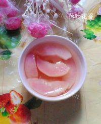美味的水蜜桃糖水