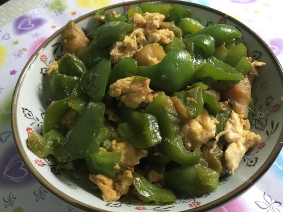 DIY青椒炒鸡蛋