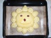 DIY太阳花面包做法图解5)