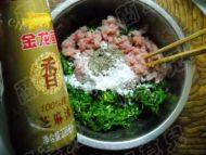 荠菜鲜肉饺子做法图解5)