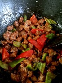 风味柠香咕噜肉做法图解15)