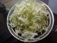 家常豆豉包菜做法图解4)