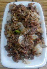 家常的孜然羊肉
