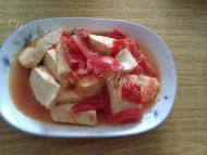 家常菜西红柿烧豆腐