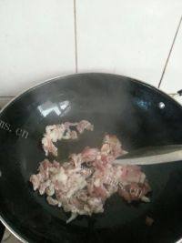 晚餐蒜苗肉丝做法图解4)