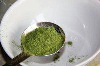 自己做的抹茶布丁做法图解1)