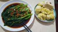面点香豆粉花卷做法图解12)