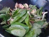 家常菜香菇扒油菜做法图解5)