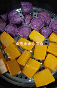 美味的彩色蔬菜面条做法图解5)