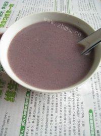 营养美味的紫薯米糊做法图解9)