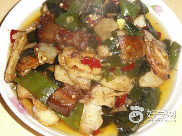 土豆片炒海带